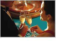 couple playing roulette game
