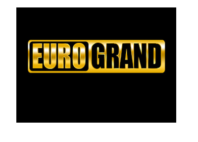 Euro Grand casino logo - Gold on black background.